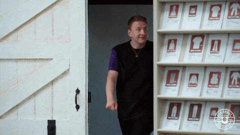 Happy Walk In GIF by The Great British Sewing Bee