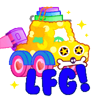 imaginaryones nft truck lfg vehicle Sticker