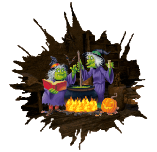 Halloween Fire Sticker