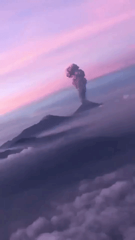 Plane Passengers Capture Popocatepetl Volcano Spewing Ash