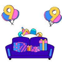 Celebrate Happy Birthday Sticker by Lazada Singapore