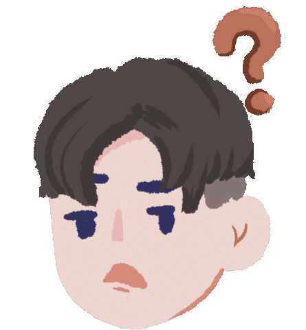 Confused Sticker
