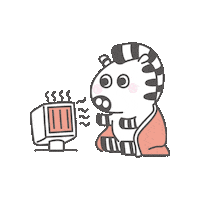 hance_drawer_Gaban cold zebra gaban Sticker
