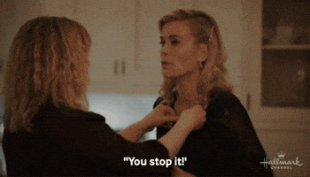 Stop It Slap Fight GIF by Hallmark Channel