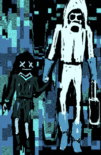 Back To School Glitch GIF