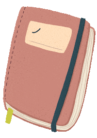 Book Journal Sticker by Hello Danane