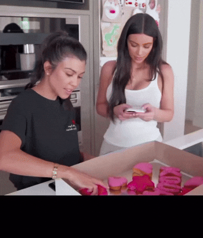 Smelling Kourtney Kardashian GIF by Jess Stempel