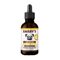 Cbd Oil Pets Sticker by Bailey's CBD