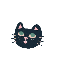 loukoumh cat new post post tap here Sticker