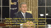 never forget september 11 george w bush september 11 2001 national address GIF