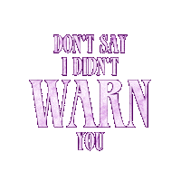 Magic Warning Sticker by Death Becomes Her on Broadway