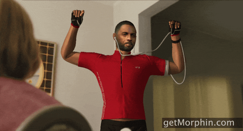 Happy Idris Elba GIF by Morphin