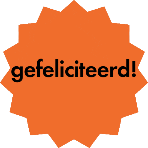 redactiecultuurfonds giphyupload gefeliciteerd hoera cultuurfonds Sticker