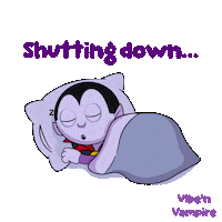 Halloween Shut It Down Sticker by VeeFriends