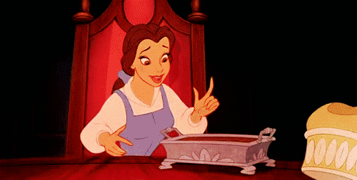beauty and the beast cooking GIF