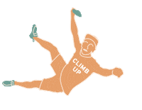 Climbing Bouldering Sticker by Climb Up