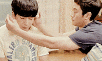 gay kiss GIF