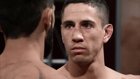 fighter faceoff GIF by UFC