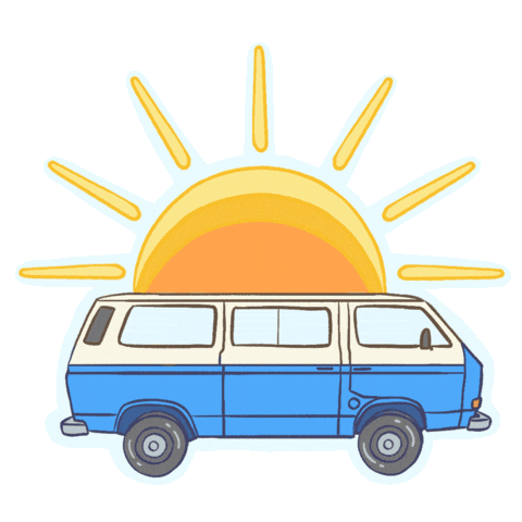 Camping Road Trip Sticker