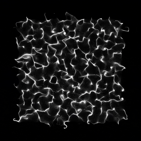 Glow Black White GIF