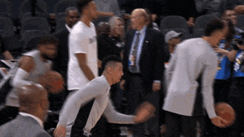 danny green spurs GIF by NBA