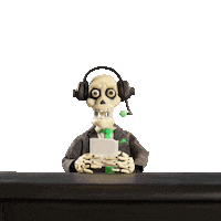 Eyes Skeleton Sticker by HAYWARD