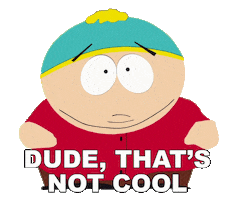 Not Cool Cartman Sticker by South Park