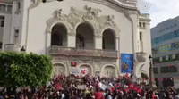 Demonstrators in Tunis Rally Against Corruption Bill