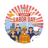 Labor Day Weekend Sticker by CNI