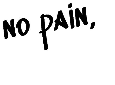 joantlie giphyupload sports motivation no pain no gain Sticker
