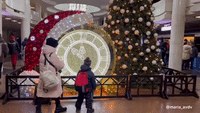 'Russia Can’t Steal Christmas': Kharkiv Installs Christmas Tree in Metro Station