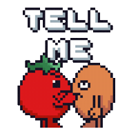 Tell Me Potato Sticker by Potatoz by 9GAG
