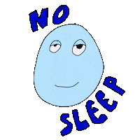 Tired Sleep Sticker by ONJACK