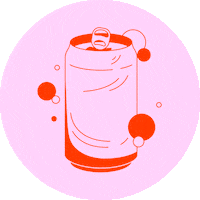Sparkling Water Drink Sticker