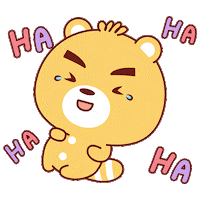 Hahahaha Sticker by bluesbear