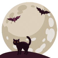 Cat Halloween Sticker by Segmüller Möbel