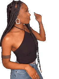 Black Girl Pointing Sticker by NOIRE