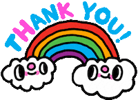 Happy Rainbow Sticker
