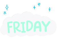 Friday Sticker by Elsa Isabella