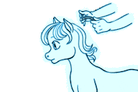 Horse Crown Sticker by SparksNBlings