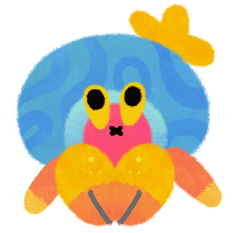 Marine Life Smiling Sticker by pikaole