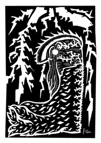 black and white art GIF by Miron