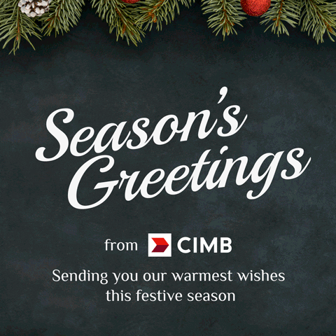 Christmasgreetings GIF by CIMB Bank