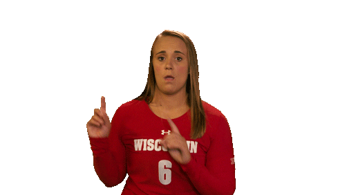 College Sports Sport Sticker by Wisconsin Badgers