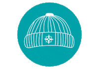 Deichrebellen mütze dithmarschen deich deichrebellen Sticker