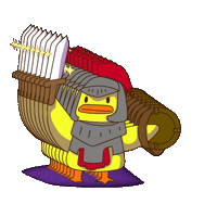 Protect Cute Knight Sticker