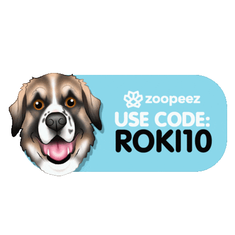 Roki Dog Sticker by zoopeez