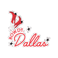 Howdy Dallas Sticker by The Agency Dallas