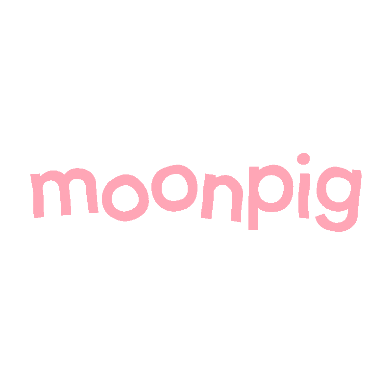Logo Pink Sticker by Moonpig UK