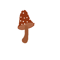 Autumn Mushroom Sticker